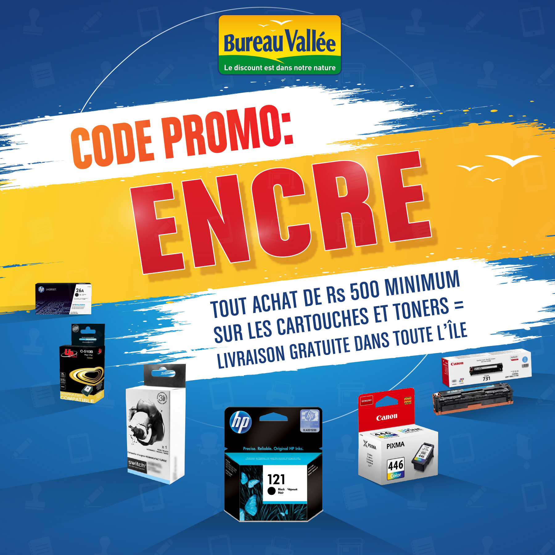 Free Delivery by Bureau Vallée Free Delivery by Bureau Vallée