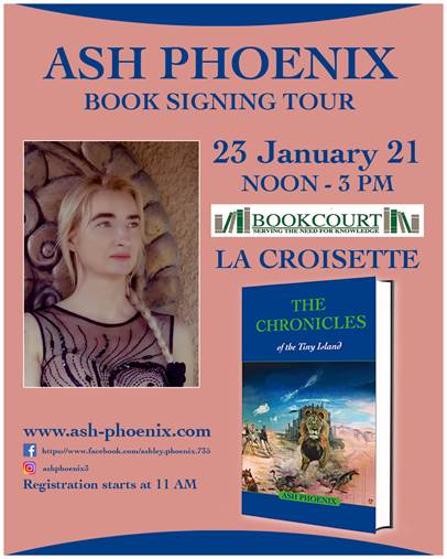 Book tour of Ash Phoenix Book tour of Ash Phoenix