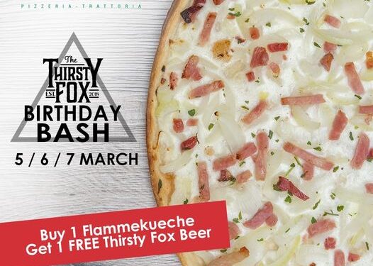 Thirsty Fox promo at Pomodoro Thirsty Fox promo at Pomodoro